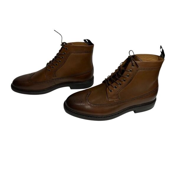 Polo Ralph Lauren Men's Asher Leather Wingtip Boots,‎ SIZE 11 - Picture 9 of 16